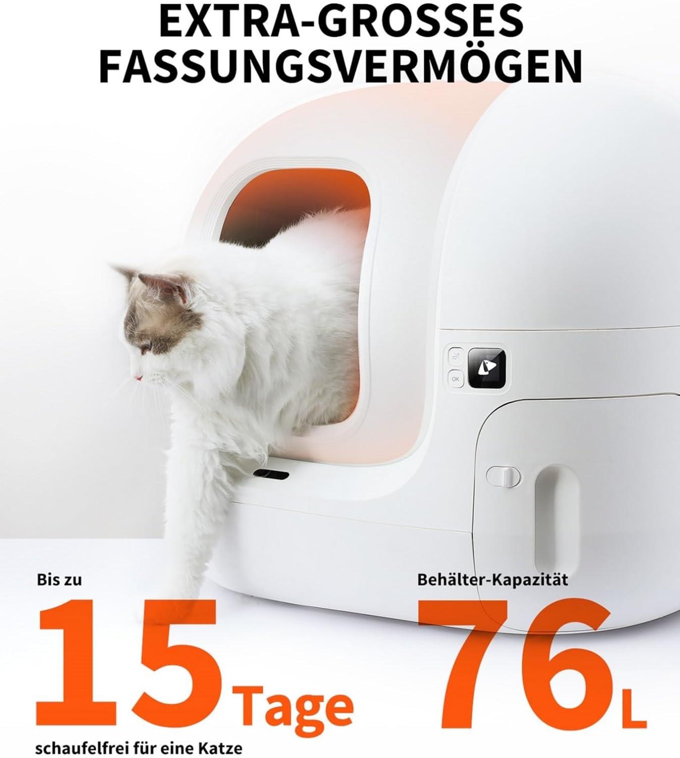 PETKIT - Pura Max selbstreinigende Katzentoilette - Pepe the Cat Katzenklos