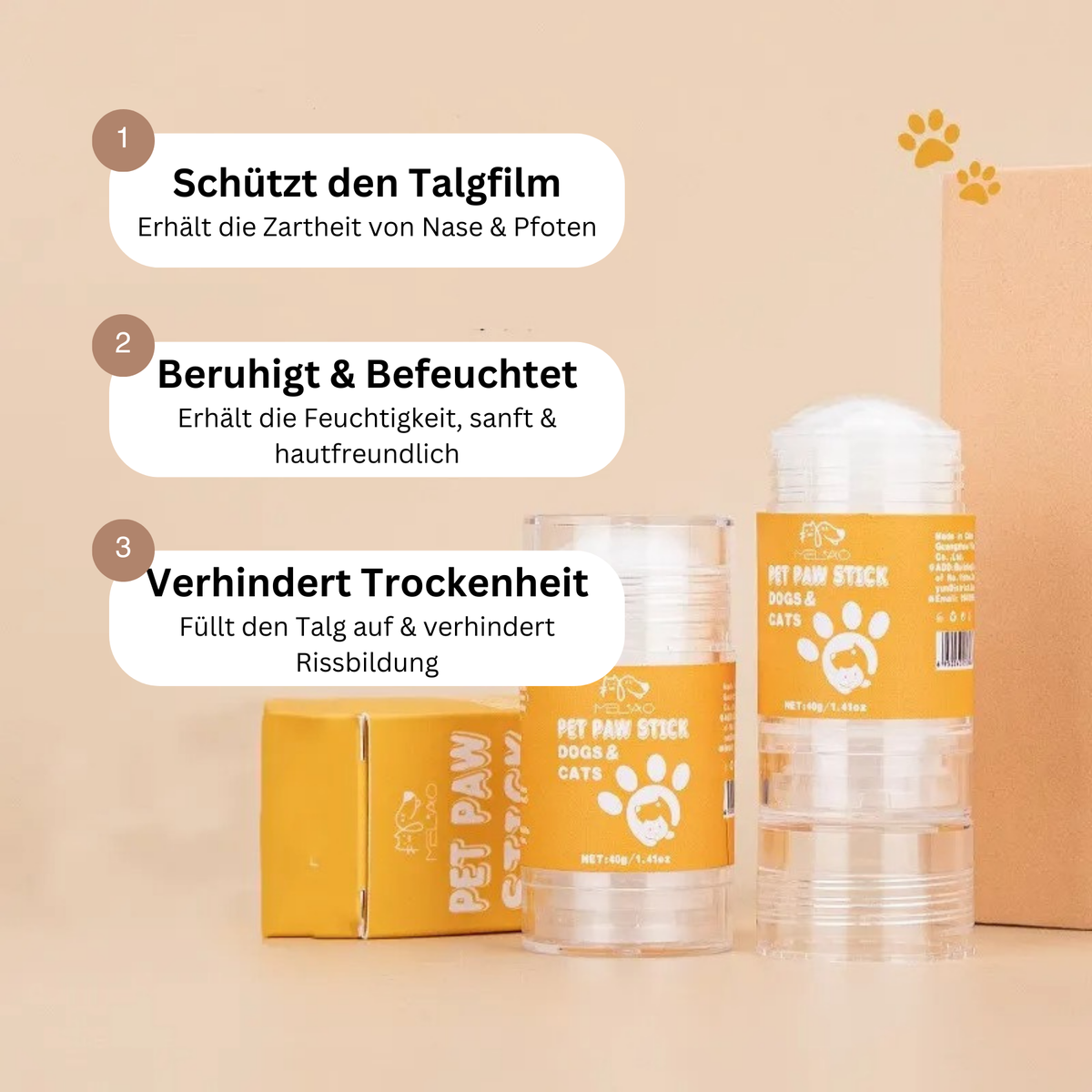 Vorteile des Pfotenpflegesticks für Katzen