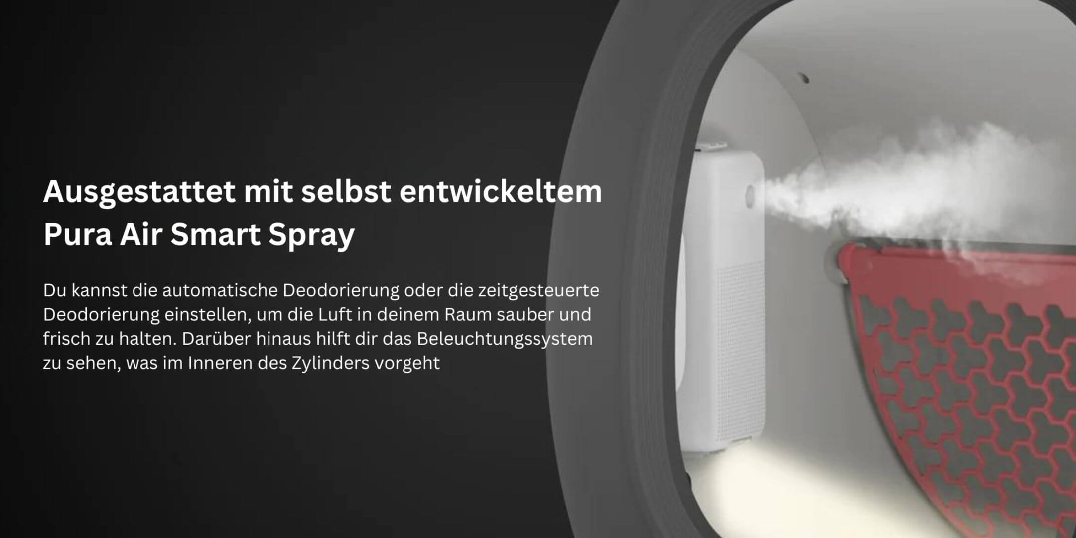 Pura Air Smart Spray des PETKIT Pura Max wird vorgestellt