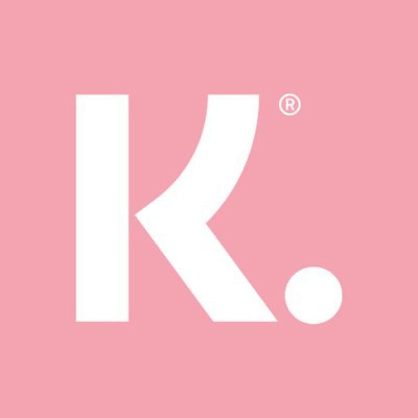 Klarna Logo mit pinkem Hintergrund