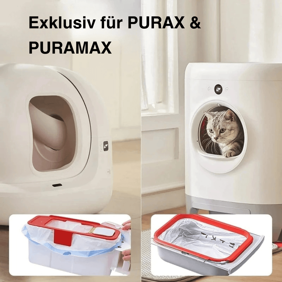 Müllbeutel für Pura Max - Pepe the Cat Zubehör für Pura Max